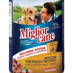 Miglior Cane Tavuk Hindi Chunks Köpek Konserve 405gr 24'lü
